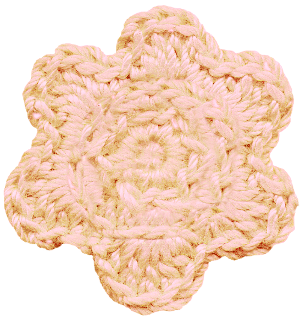 花の編み物アイコン素材11