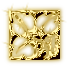 キラキラチャームのアイコン素材 ゴールド18