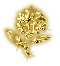 キラキラチャームのアイコン素材 ゴールド25