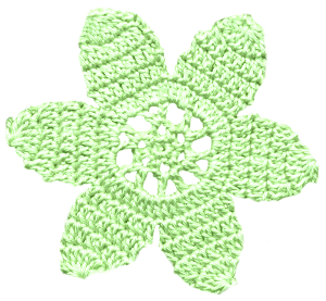 花の編み物アイコン素材24