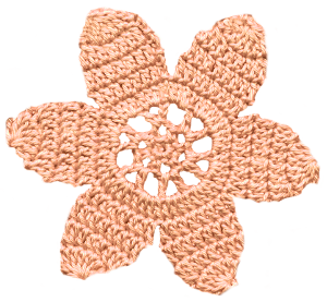 花の編み物アイコン素材28