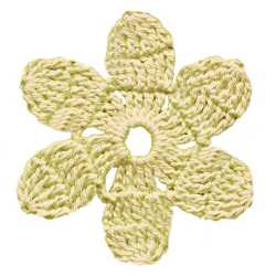 花の編み物アイコン素材40
