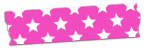 星柄のテープアイコン37 薄ピンク×白星
