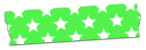 星柄のテープアイコン42 黄緑×白星