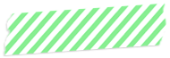 ストライプ柄のテープアイコン35 緑